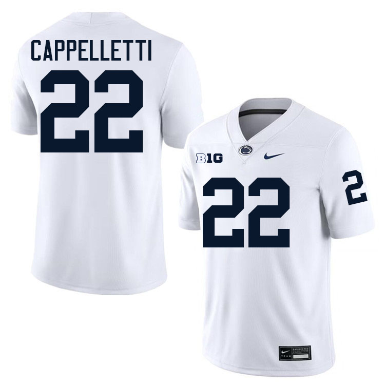 John Cappelletti Penn State Jersey,PSU Nittany Lions #22 John Cappelletti Football Uniforms-White